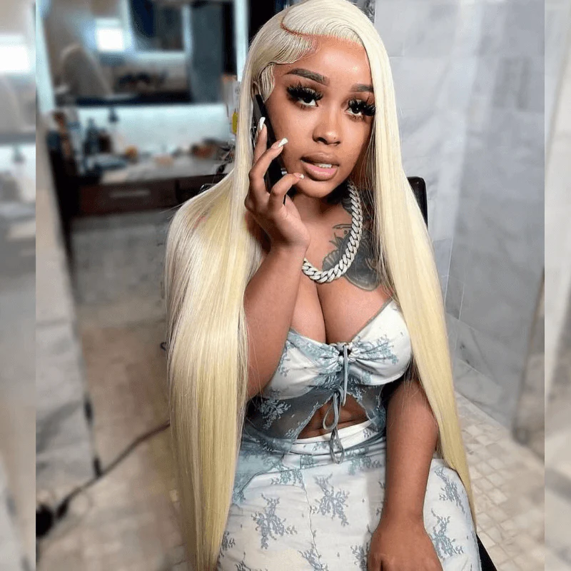 SZC 200 Density 613 Blonde 13x4 HD Lace Front Body Wave Human Hair Wig - Image 10