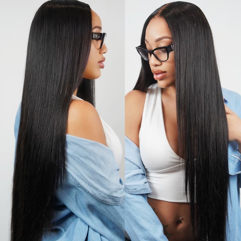 SZC Straight Body Water Wave Deep Burmese Curly 13x4 Lace Front Human Hair Wigs - Image 4